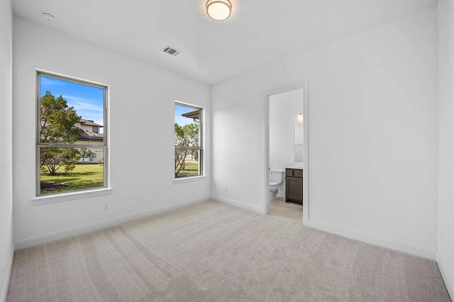 Spacious, unfurnished interior of a new home in Clearwater Ranch, Liberty Hill (Image 17). Spacious, unfurnished interior of a new home in Clearwater Ranch, Liberty Hill (Image 17).