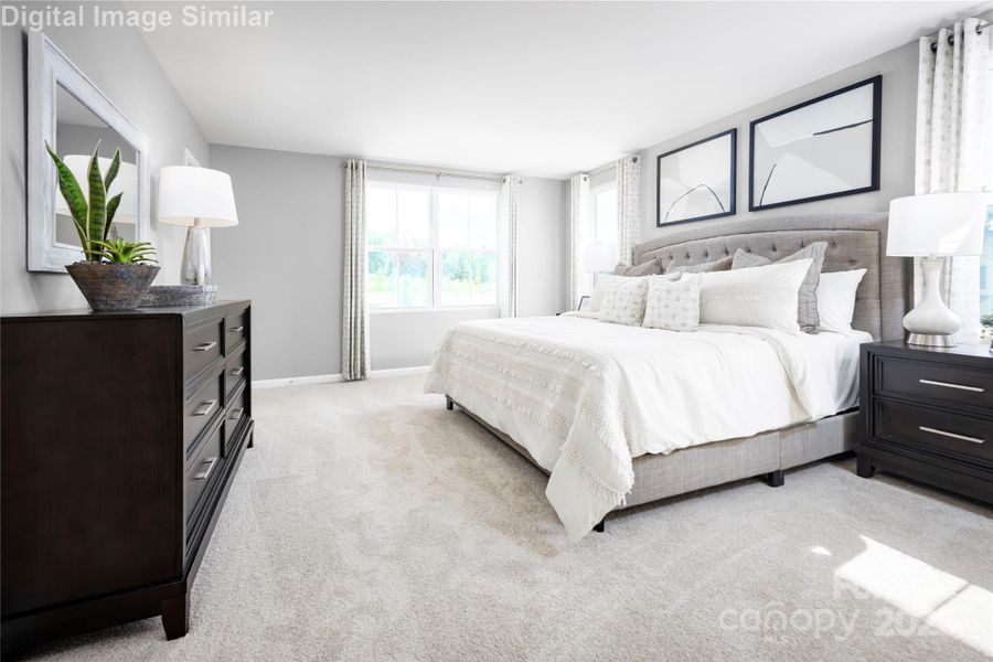 Furnished interior view inside a new home in , Charlotte (Image 15). Furnished interior view inside a new home in , Charlotte (Image 15).