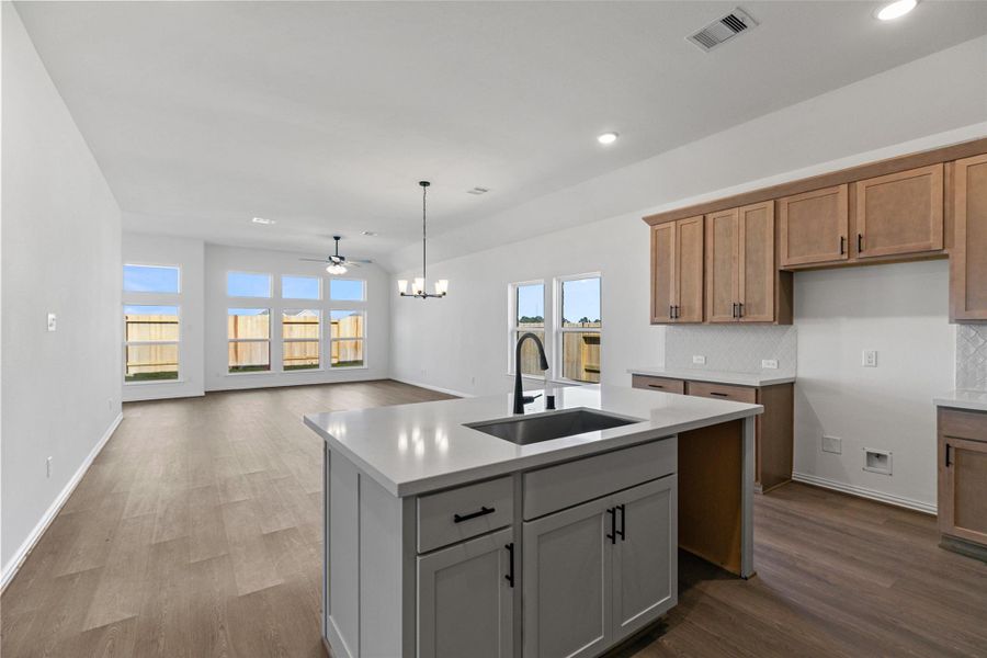 Furnished interior view inside a new home in Oakwood Estates, Waller (Image 5).