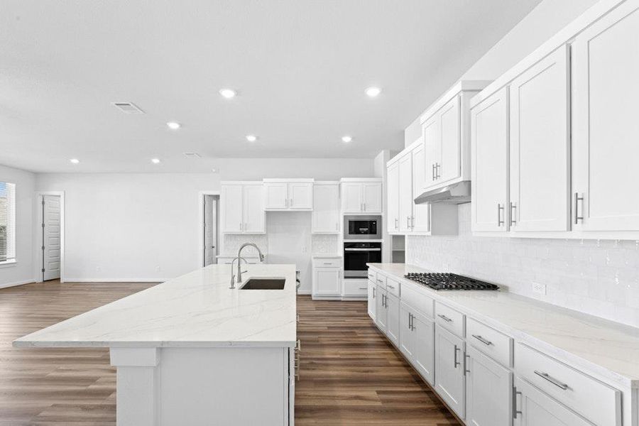 Furnished interior view inside a new home in The Colony, Bastrop (Image 10).