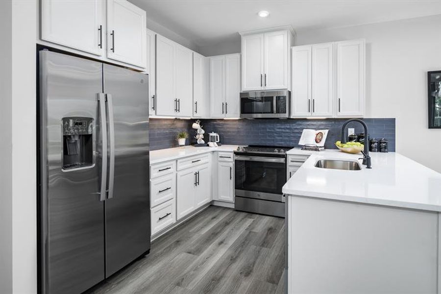 Furnished interior view inside a new home in McCain's Station Townhomes, Gallatin (Image 2). Furnished interior view inside a new home in McCain's Station Townhomes, Gallatin (Image 2).