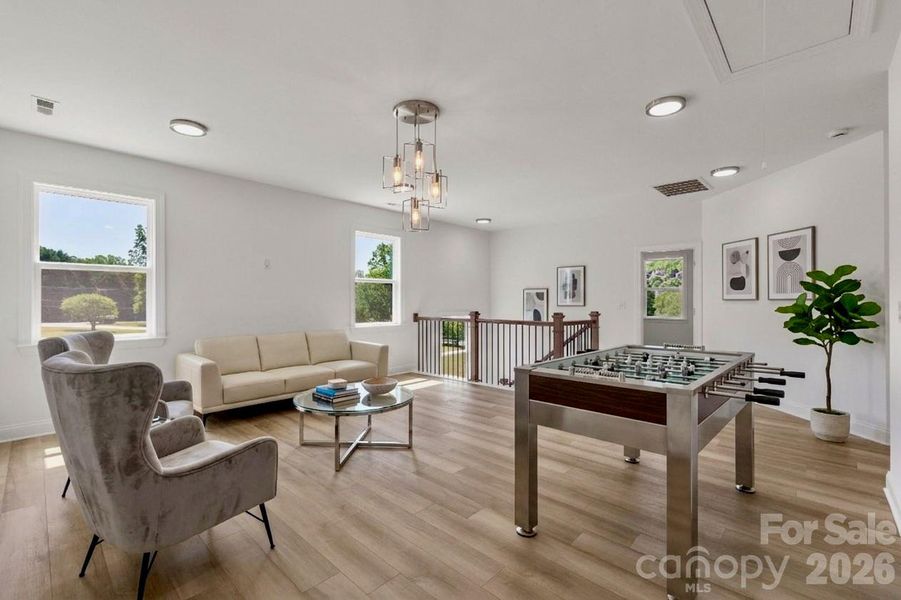 Furnished interior view inside a new home in , Hickory (Image 16).