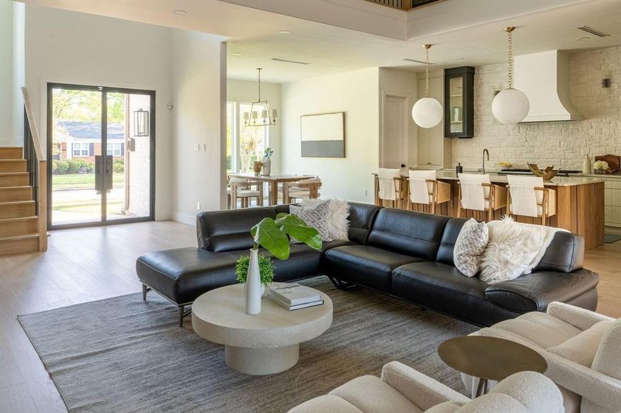 Furnished interior view inside a new home in , Dallas (Image 30). Furnished interior view inside a new home in , Dallas (Image 30).