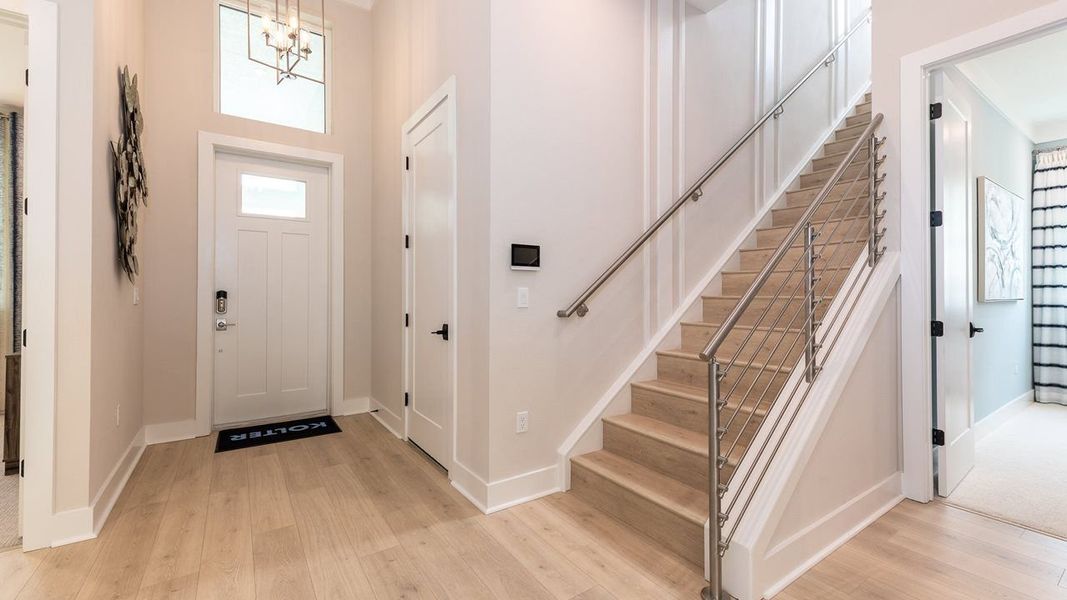 Stairs to second-floor Bonus Room Stairs to second-floor Bonus Room