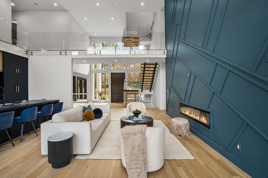 Furnished interior view inside a new home in , Decatur (Image 9).