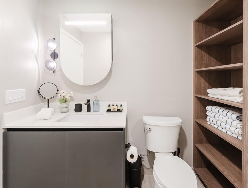 Furnished interior view inside a new home in 72 Park, Miami Beach (Image 9).
