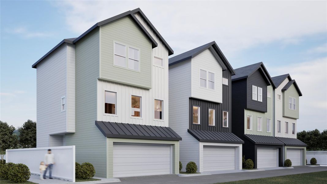 Front exterior of a new home in , Houston, TX, highlighting curb appeal (Image 20).