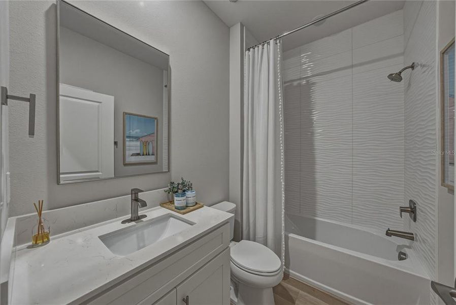 Furnished interior view inside a new home in , San Antonio (Image 37).