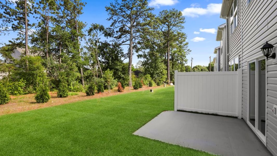 Exterior details and patio area of a home in Ken's Crossing, Moore (Image 17). Exterior details and patio area of a home in Ken's Crossing, Moore (Image 17).