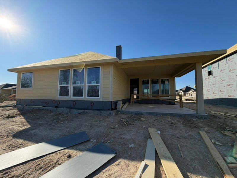 In-progress construction of a new home in Waterford Park, Weatherford, TX (Image 6). In-progress construction of a new home in Waterford Park, Weatherford, TX (Image 6).