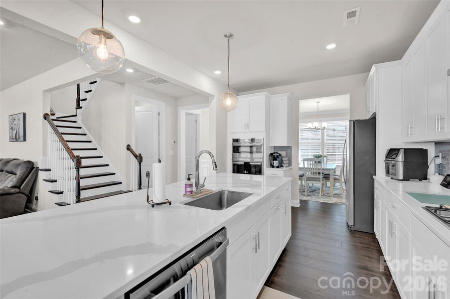 Furnished interior view inside a new home in Legacy at Reid's Cove, Mooresville (Image 18).