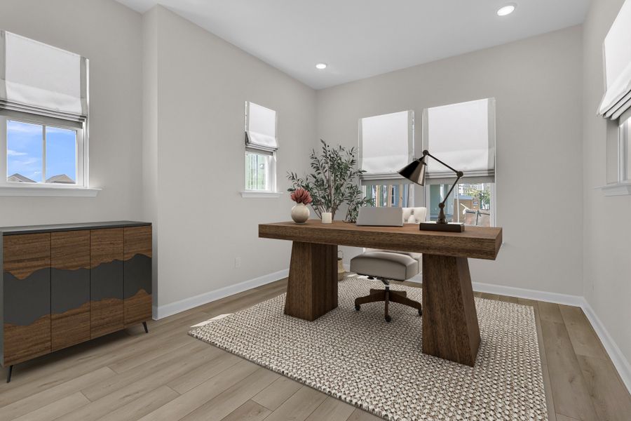 Representative furnished interior of a home built from the Shepard by Ashton Woods in Midtown at Nexton, Summerville (Image 19).