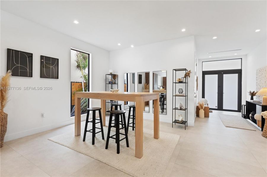 Furnished interior view inside a new home in , Miami (Image 19).