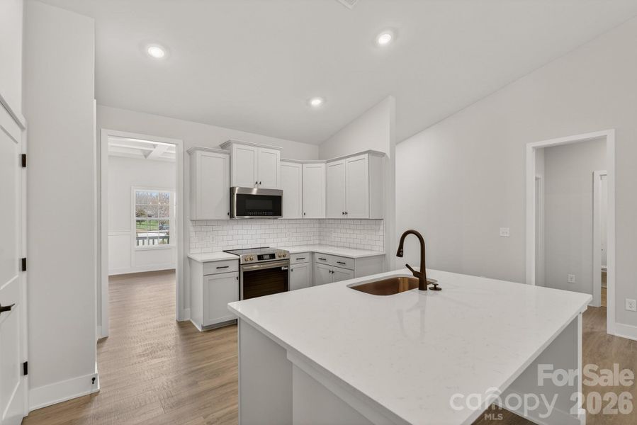 Furnished interior view inside a new home in Crystal Village, Albemarle (Image 4).