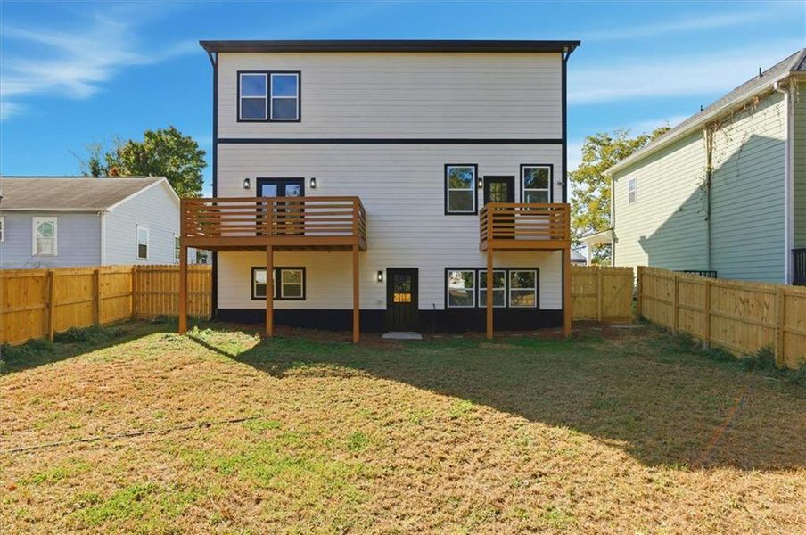 Exterior details and patio area of a home in , Atlanta (Image 27).