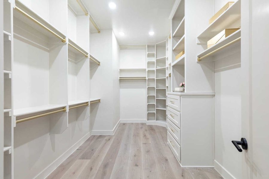 Representative Primary Closet - some options shown