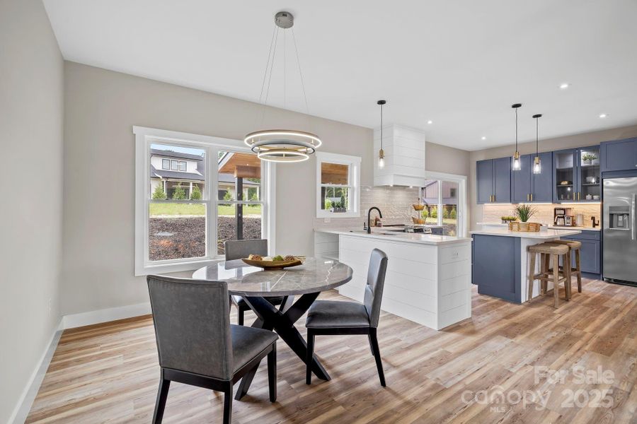 Furnished interior view inside a new home in , Asheville (Image 8).