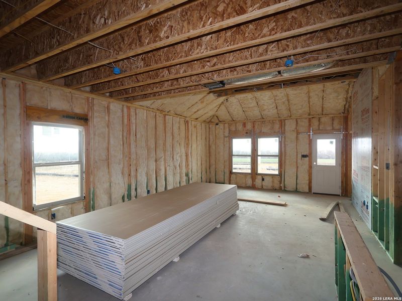 In-progress construction of a new home in Mesquite Ridge, San Antonio, TX (Image 33). In-progress construction of a new home in Mesquite Ridge, San Antonio, TX (Image 33).