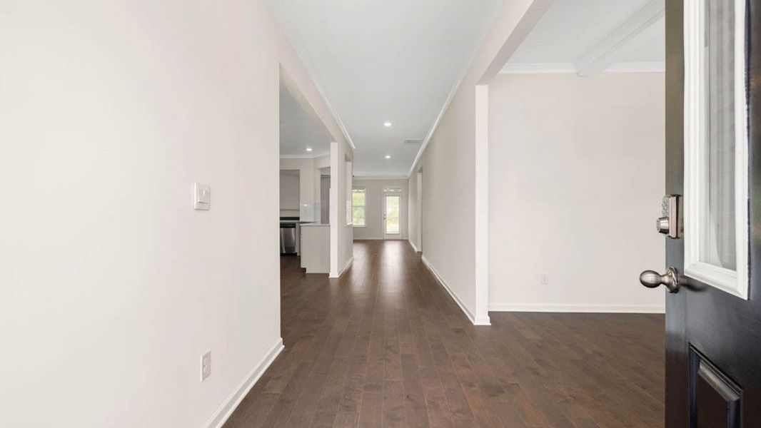 Representative unfurnished interior of a home built from the Marlene by D.R. Horton in Evergreen Crossing, Locust Grove (Image 16). Representative unfurnished interior of a home built from the Marlene by D.R. Horton in Evergreen Crossing, Locust Grove (Image 16).