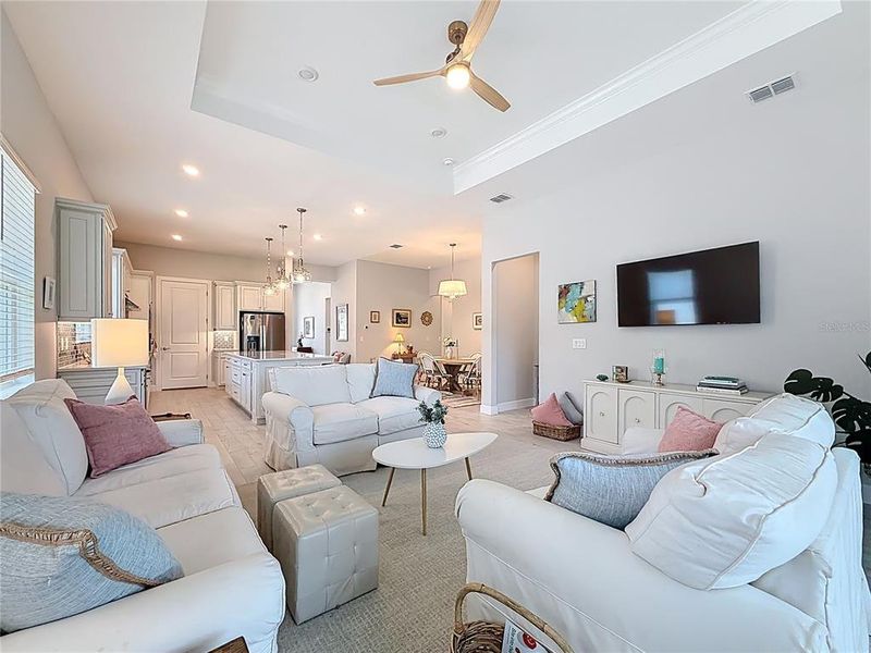 Furnished interior view inside a new home in , Ocala (Image 38).