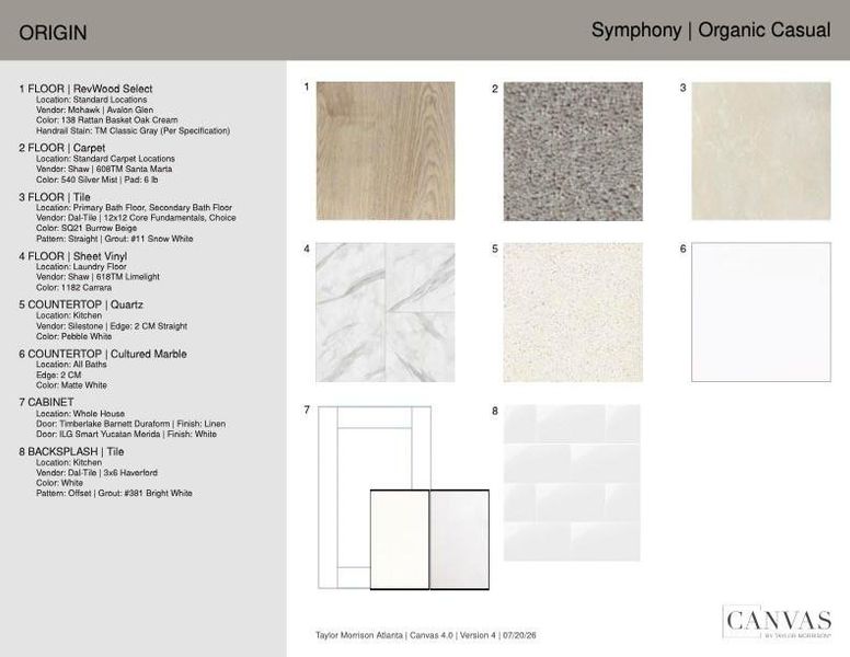 Sample of building materials used in homes in Chandler Run, Tucker (Image 25).