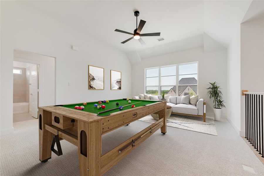 Furnished interior view inside a new home in Quail Hollow, Rockwall (Image 11).