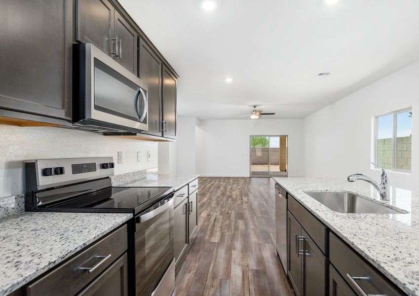 Each kitchen comes with stainless steel appliances included Each kitchen comes with stainless steel appliances included