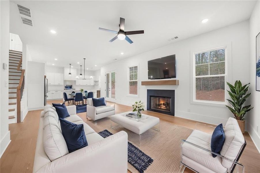 Furnished interior view inside a new home in , Canton (Image 5).
