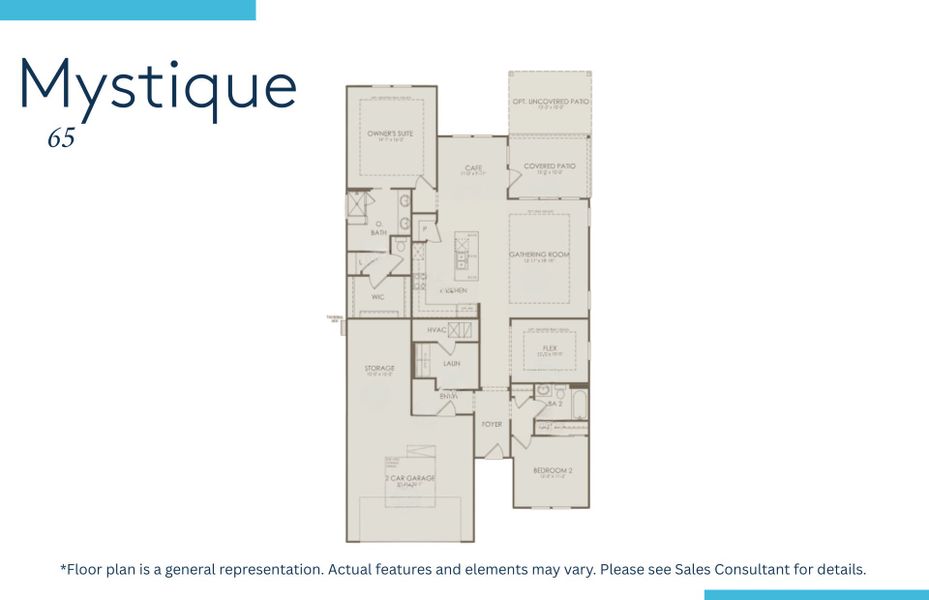 2D floor plan layout of this home in Del Webb Wilmington at Mallory Creek, Leland, NC (Image 2). 2D floor plan layout of this home in Del Webb Wilmington at Mallory Creek, Leland, NC (Image 2).