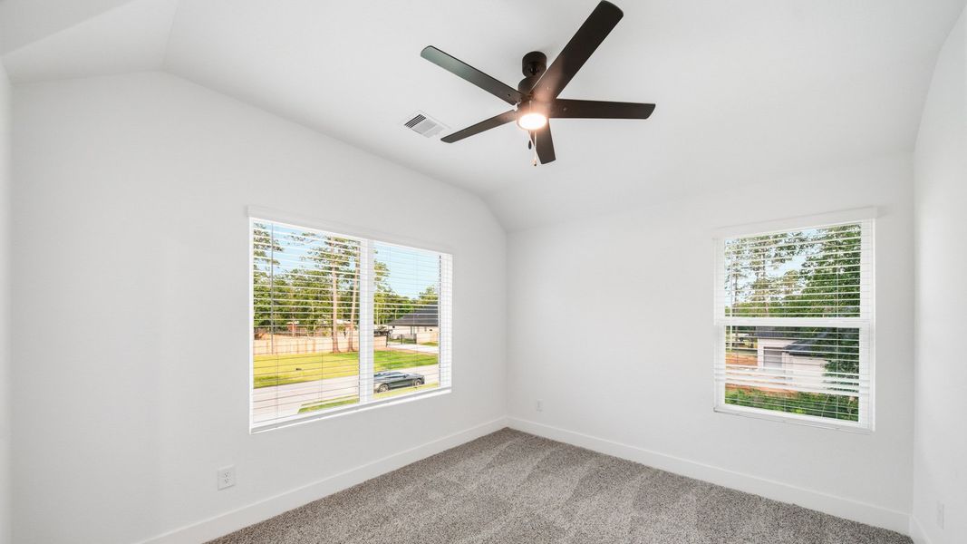 Representative unfurnished interior of a home built from the Capri by D.R. Horton in Butlers Bend Estates, Pinehurst (Image 28).