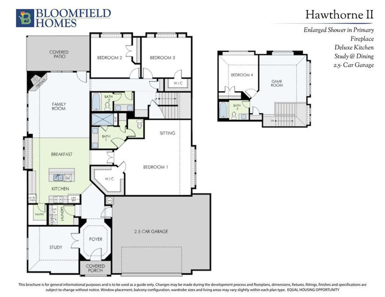 2D floor plan layout of this home in Meraki, Forney, TX (Image 2).
