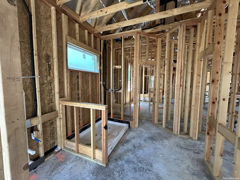 In-progress construction of a new home in Legacy at Lake Dunlap, New Braunfels, TX (Image 16).