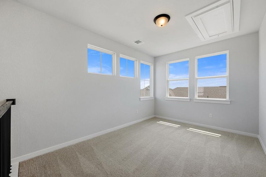 Spacious, unfurnished interior of a new home in Terrace Collection At Turner's Crossing, Buda (Image 30). Spacious, unfurnished interior of a new home in Terrace Collection At Turner's Crossing, Buda (Image 30).