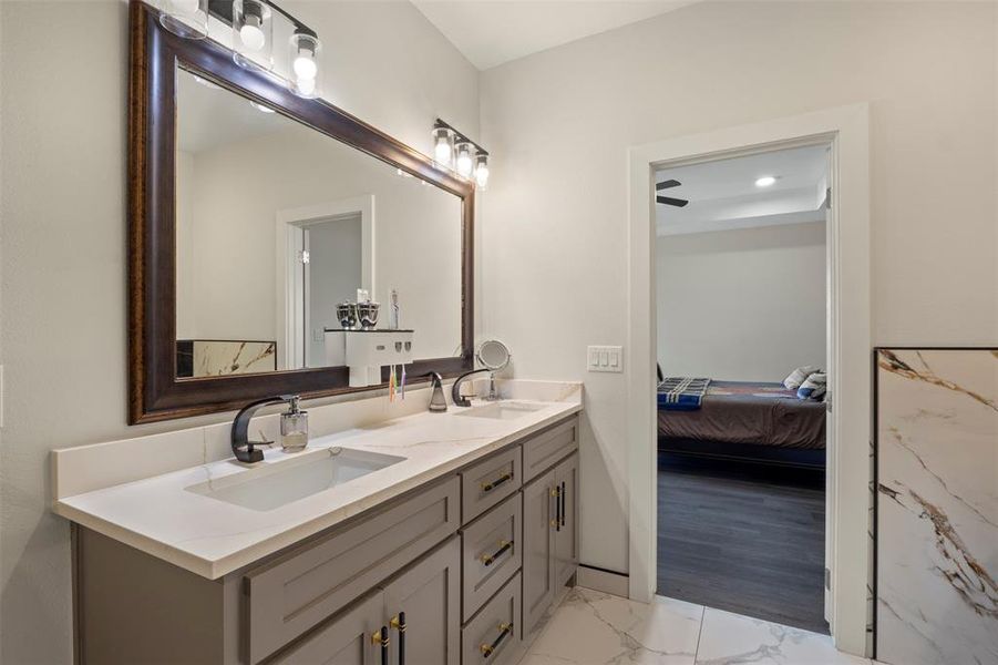 Furnished interior view inside a new home in , Balch Springs (Image 29).