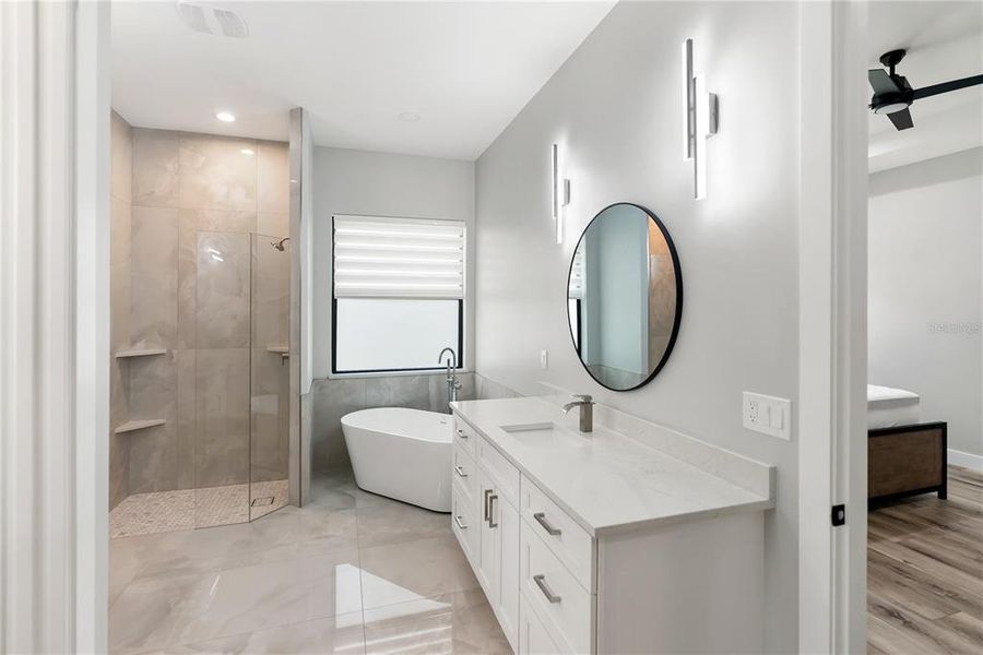 Furnished interior view inside a new home in , Port Charlotte (Image 40). Furnished interior view inside a new home in , Port Charlotte (Image 40).