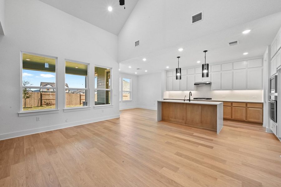 Representative Family Room - some options shown Representative Family Room - some options shown