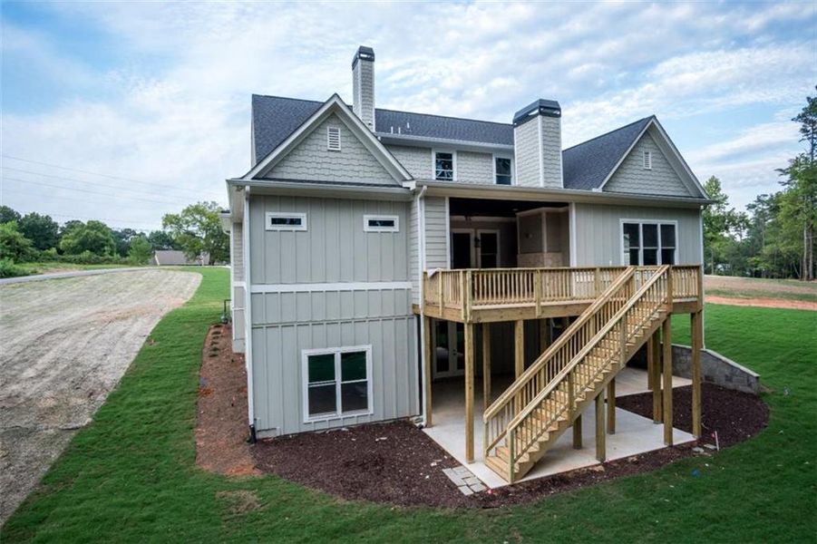 Exterior details and patio area of a home in , Woodstock (Image 31).
