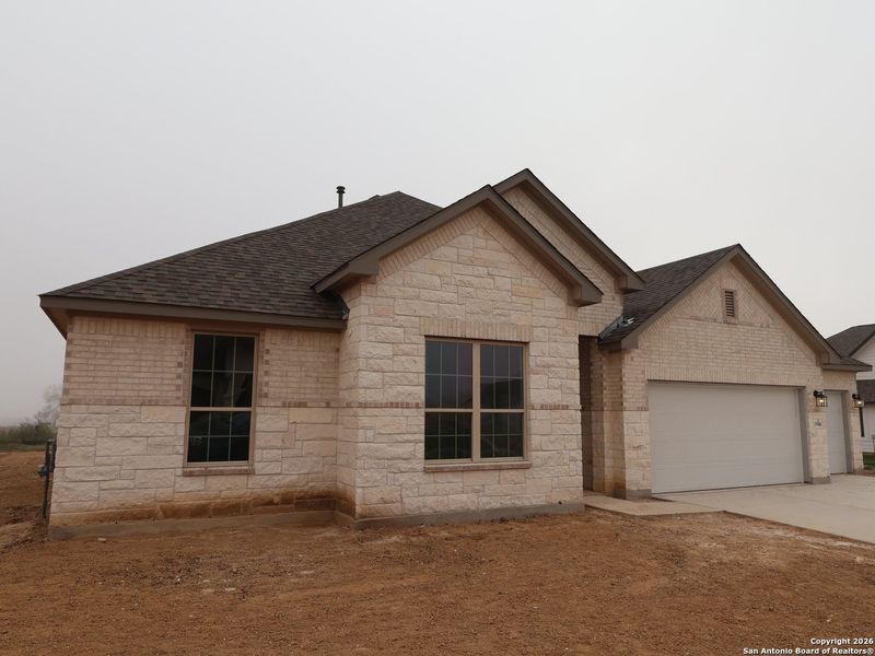 In-progress construction of a new home in Preserve at Annabelle Ranch, San Antonio, TX (Image 14).