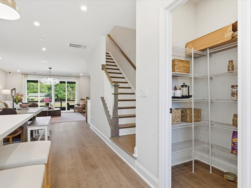 Furnished interior view inside a new home in Bellflower, Charlotte (Image 22).