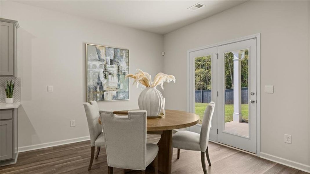 Furnished interior view inside a new home in Jackson Landing, Jefferson (Image 46). Furnished interior view inside a new home in Jackson Landing, Jefferson (Image 46).