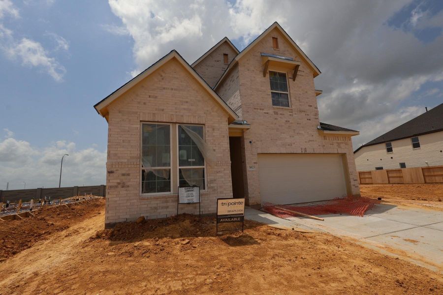In-progress construction of a new home in Jubilee 50′, Hockley, TX (Image 13).