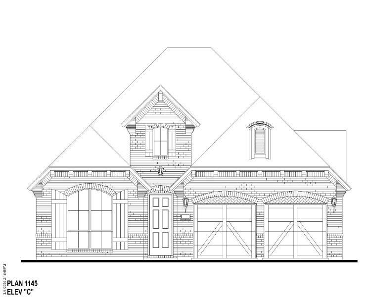 Plan 1145 Elevation C