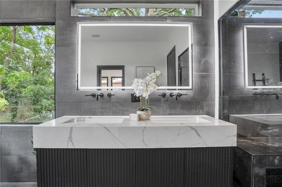 Furnished interior view inside a new home in , Atlanta (Image 35). Furnished interior view inside a new home in , Atlanta (Image 35).