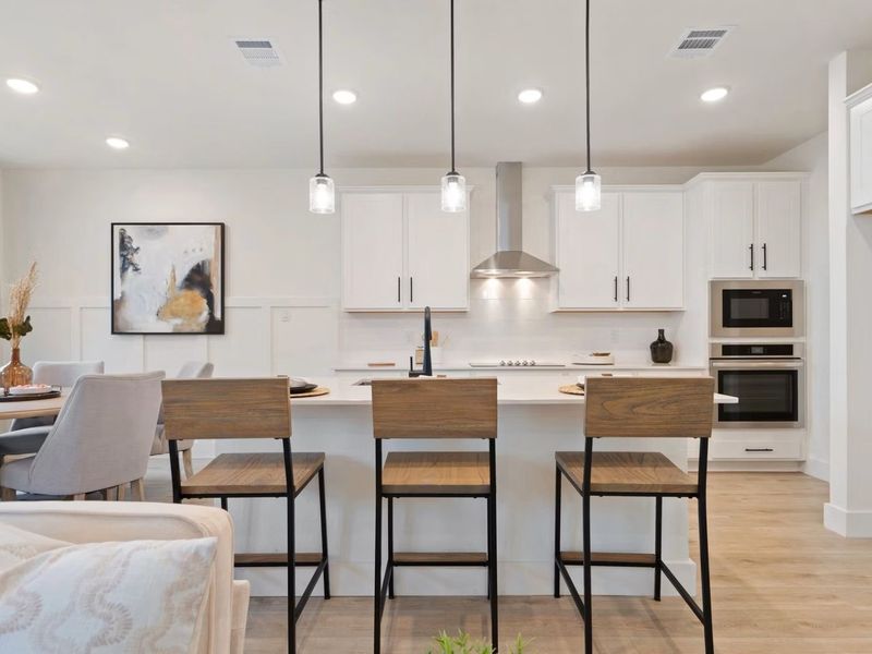 Furnished interior view inside a new home in Lake Park Villas, Wylie (Image 12). Furnished interior view inside a new home in Lake Park Villas, Wylie (Image 12).