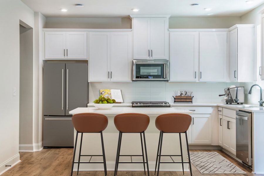 Representative furnished interior of a home built from the Fulton Ii by Beazer Homes in Easton Walk, Lawrenceville (Image 7).