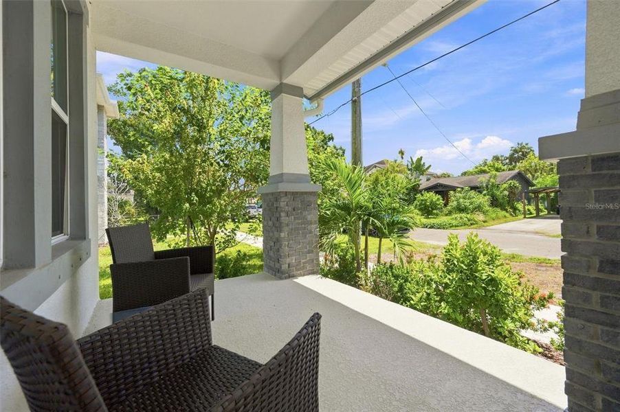 Exterior details and patio area of a home in , Tampa (Image 27). Exterior details and patio area of a home in , Tampa (Image 27).