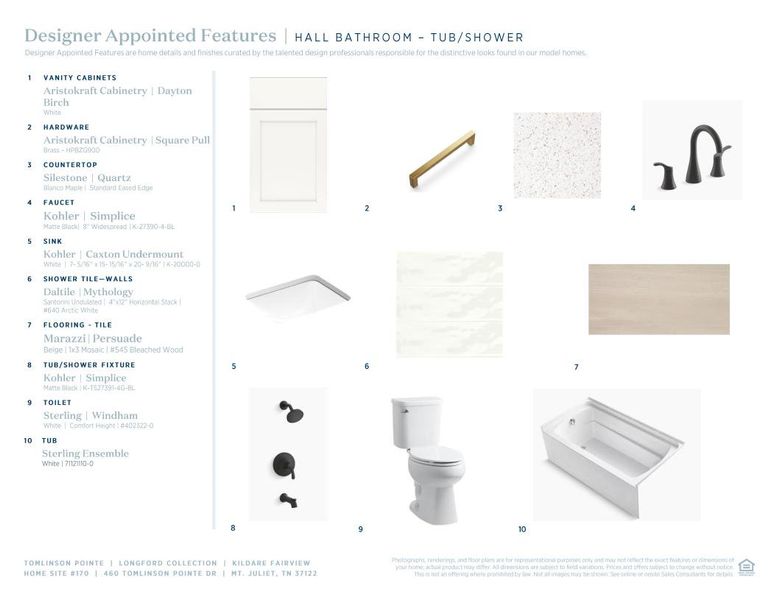 Sample of building materials used in homes in Tomlinson Pointe - Longford Collection, Mount Juliet (Image 11).