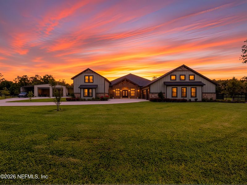 Front exterior of a new home in , St. Augustine, FL, highlighting curb appeal (Image 21).