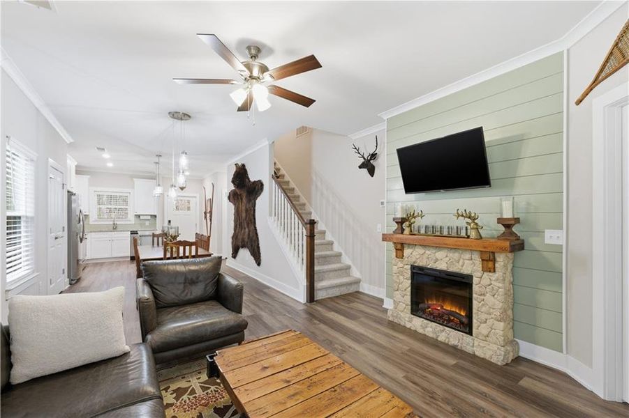 Furnished interior view inside a new home in , Waleska (Image 16). Furnished interior view inside a new home in , Waleska (Image 16).