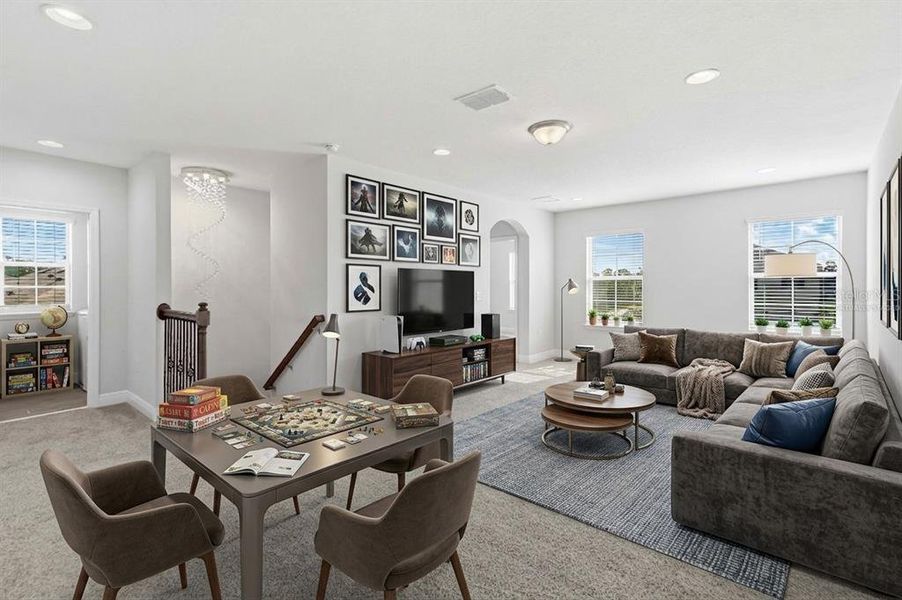Furnished interior view inside a new home in , Winter Garden (Image 6).
